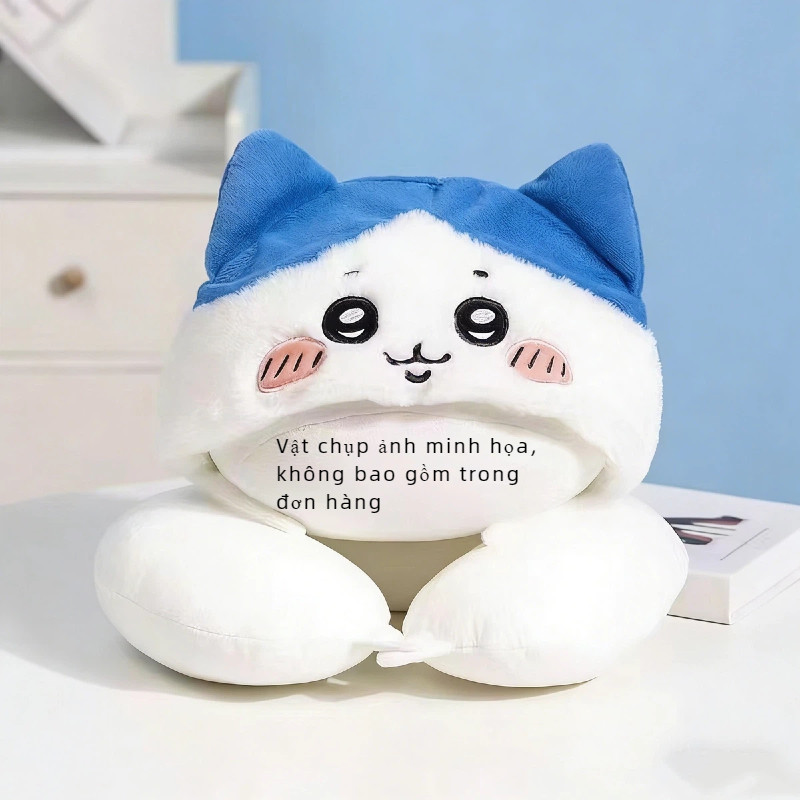 Gối Cổ Chữ U Cao Cấp Có Mũ - Chất Liệu Memory Foam Mềm Mại, Bảo Vệ Cổ & Che Sáng, Cho Du Lịch, Văn Phòng Và Gia Đình
