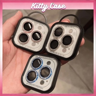 Phim bảo vệ ống kính máy ảnh iPhone 11 13 16 17 15 14 12 XR Pro Max Shiny Diamond Rhinestone Lens Nhiều màu để lựa chọn