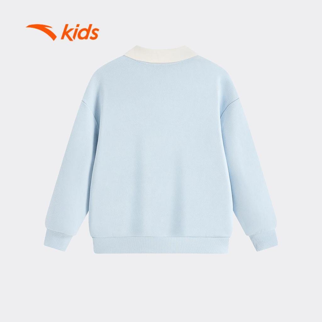 ANTA Kids  Áo Sweater Cổ Polo Thời Trang Bé Gái Giữ Ấm, Thoải Mái Vận Động 3626A8727