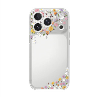 Ốp điện thoại viền hoa cúc tươi cho iPhone 17Air / 16 / 15PLUS / 14 / 13pro Max / 12 / 11 / X / XS / 7 / 8, cá tính sáng tạo. Vỏ trong suốt, chống thấm nước, chống sốc, vỏ bảo vệ
