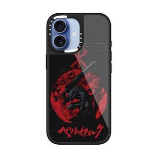 CASECASE X Berserk Ốp lưng kính hút từ tính chống trầy xước cho IPhone 17 Air 16 15 14 Pro Max Plus Ốp lưng cứng có hộp khắc logo