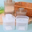 4 Dụng cụ phân phối công thức cho bé di động Hộp đựng chống rò rỉ cấp thực phẩm có thể xếp chồng lên nhau 90ml, Bảo quản du lịch cho sữa bột Thuốc kẹo Dễ dàng làm sạch