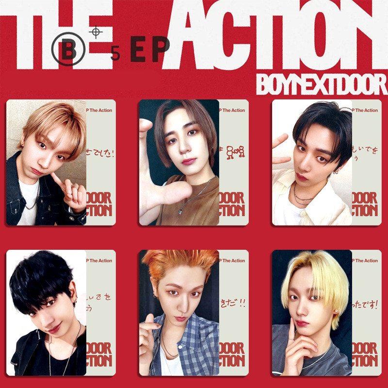Kpop Thần Tượng BOYNEXTDOOR Album Hành Động Photocards JAEHYUN WOONHAK Thẻ Ảnh ARMY Người Hâm Mộ Quà Tặng