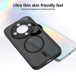 Ốp lưng Honor X9D 5G Vỏ thu hút từ tính màu đen mờ cho Ốp điện thoại Honor X9D 5G