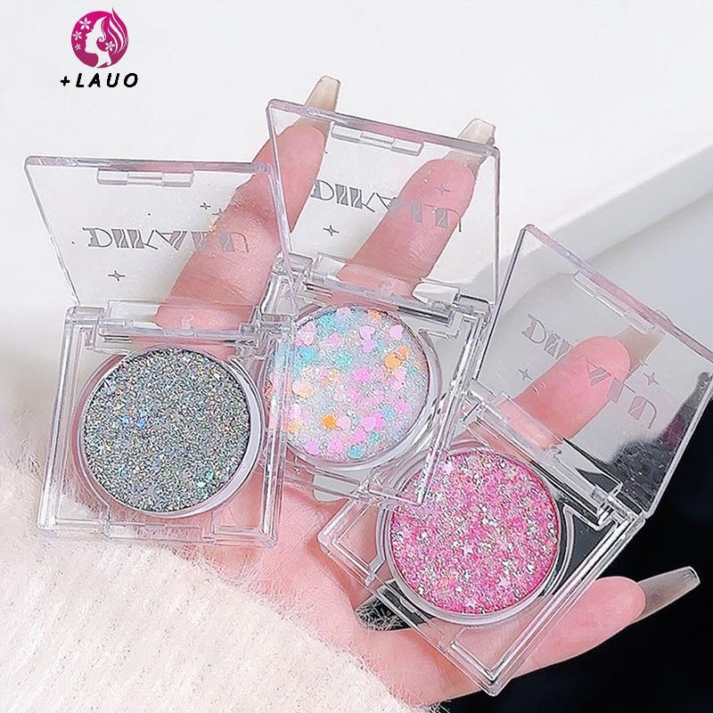 Springevenstar Trái Tim Sáng Bóng Sequin Gel Lấp Lánh Kem Phấn Mắt Xanh Hồng Vàng Ngôi Sao / Mặt Trăng Móng Tay Rời Kim Sa Lấp Lánh Keo Halloween Trang Điểm Mắt Cơ Thể Springevenstar