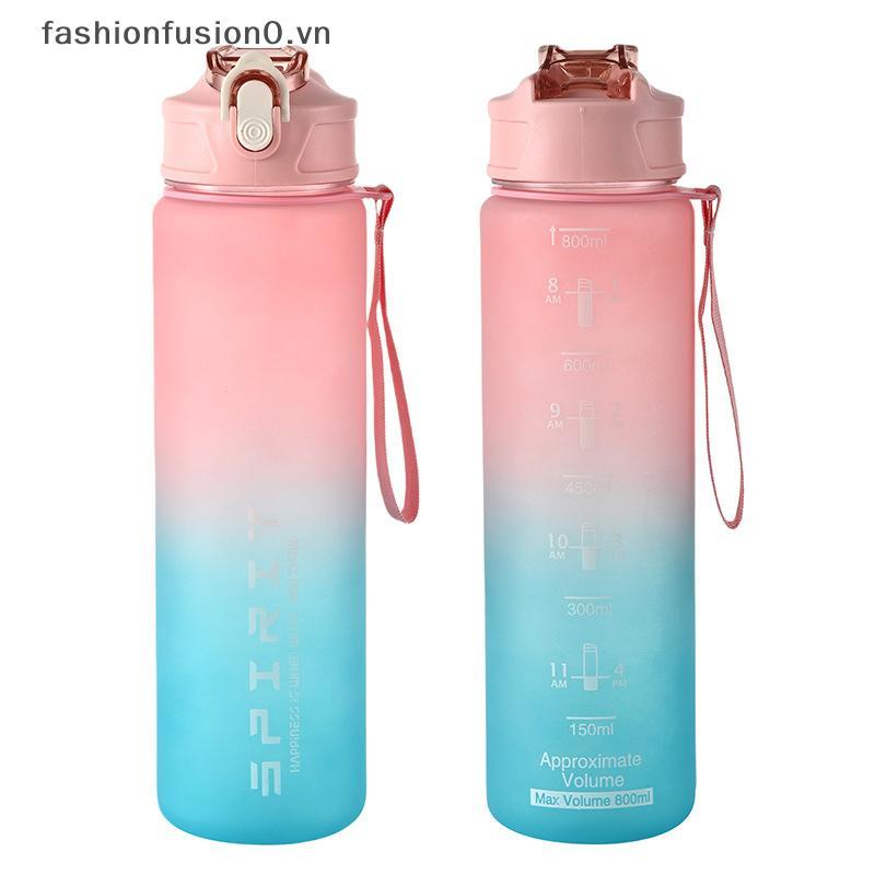 Bình Nước Thể Thao 800ml Chống Rò Rỉ, Nhiều Màu Sắc - Perfect Cho Du Lịch và Tập Gym