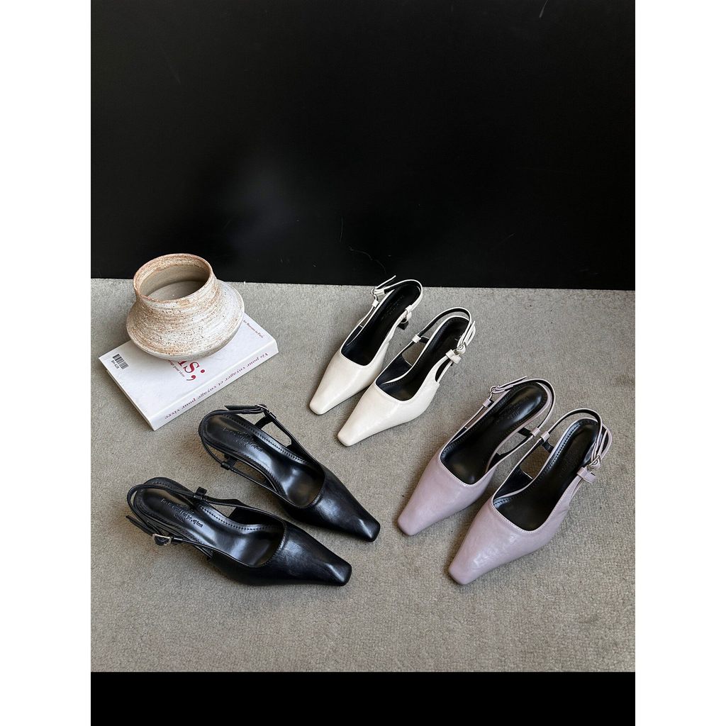 KD Giày Sandal Mũi Vuông Nữ Mùa Xuân 2026 Phong Cách Mới Sang Trọng Dây Đeo Một Từ Mary Jane Giày