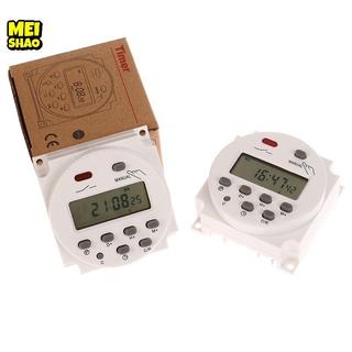 MeiShao 1Pc CN101A Công Tắc Hẹn Giờ Kỹ Thuật Số LCD Lập Trình 12V 24V 110V 220V Nguồn Đẹp