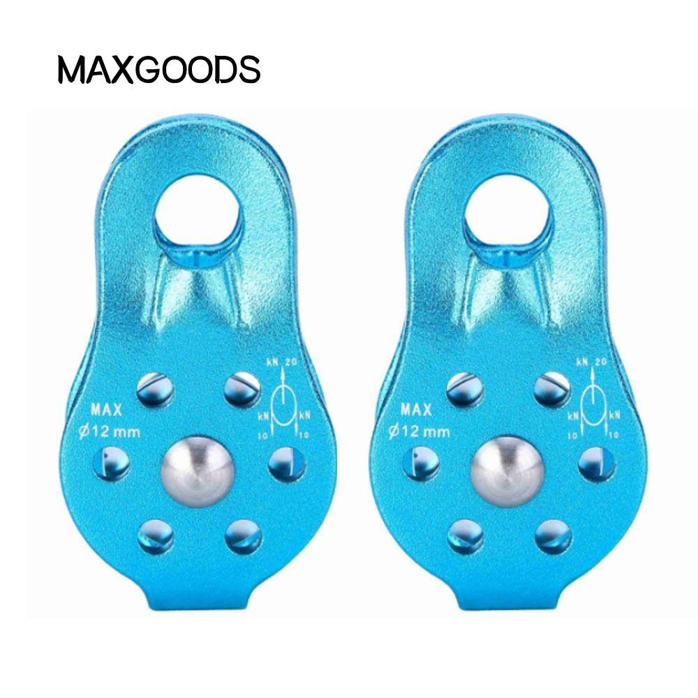 MAXGOODS Ròng rọc dây leo núi MAXGOODS 20KN, hợp kim nhôm, dạng xoay ...