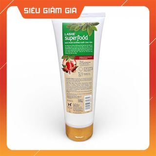 Combo Dầu gội + Dầu xả Lashe Super food 150g/chai (Hàng khuyến mãi)