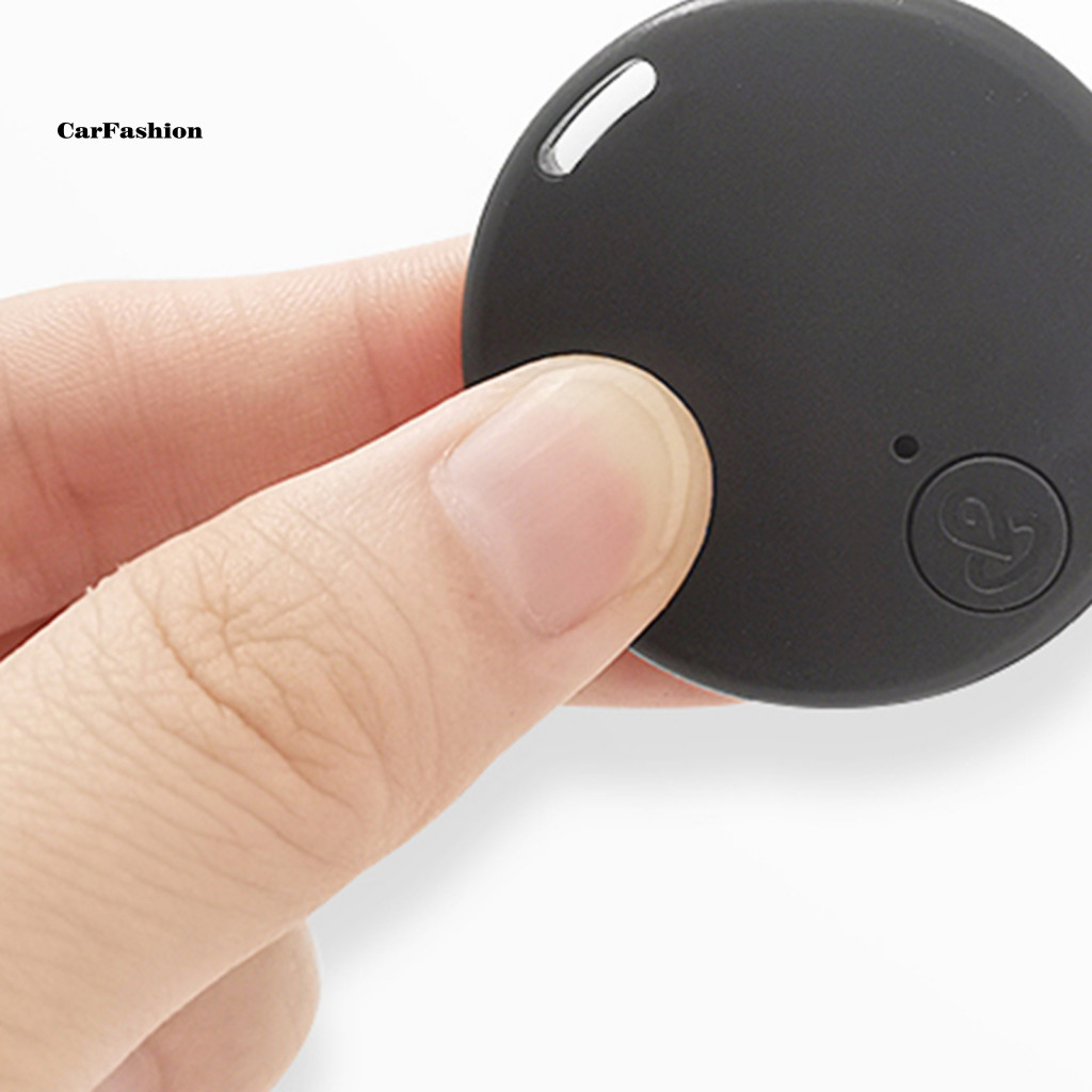 < CarFashion > Thiết bị theo dõi chống mất tương thích Bluetooth Thiết bị chống mất thông minh Bluetooth tròn Gps Tracker Ví chìa khóa chống nước Hành lý Tìm thú cưng Định vị cho khu vực Đông Nam
