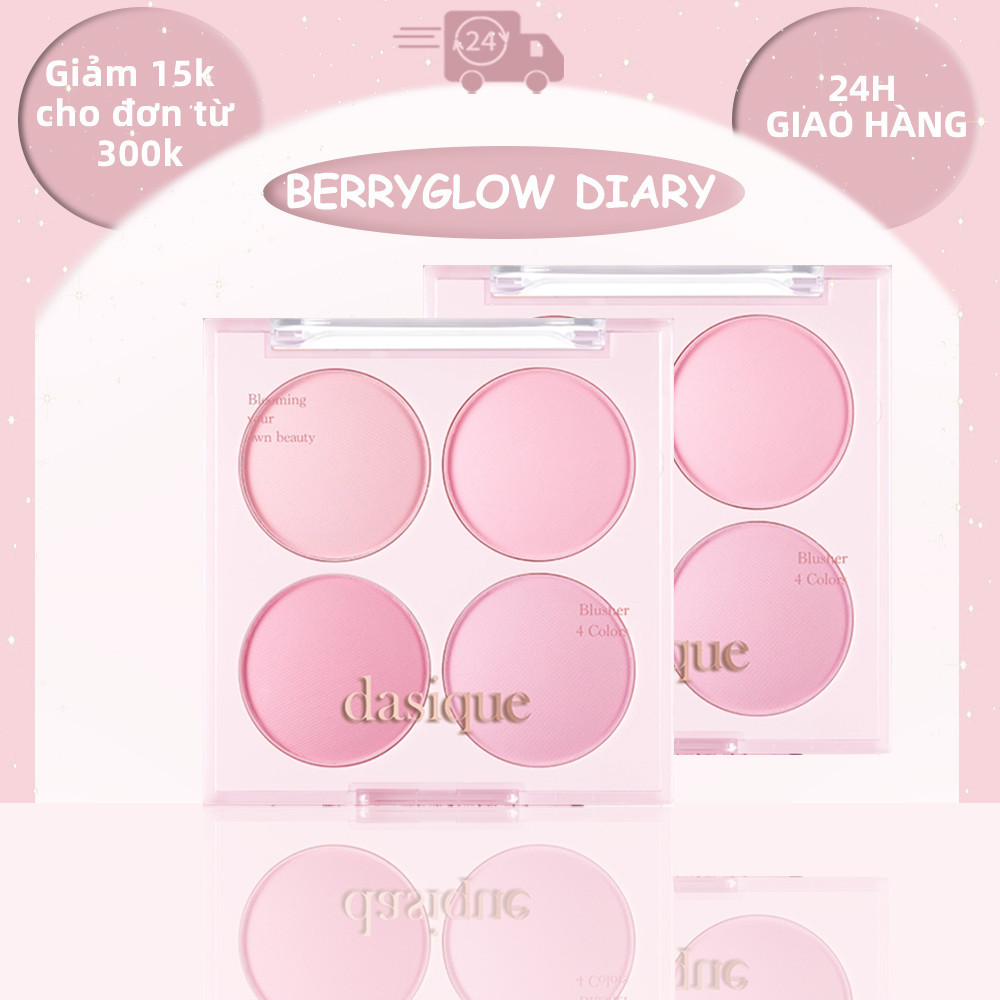 Bảng Phấn Má Hồng D.ASIQUE – Palette Nhiều Màu, Dễ Tán, Lên Màu Đẹp, Phù Hợp Nhiều Kiểu Makeup