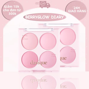 Bảng Phấn Má Hồng D.ASIQUE – Palette Nhiều Màu, Dễ Tán, Lên Màu Đẹp, Phù Hợp Nhiều Kiểu Makeup