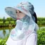 Mũ chống nắng mùa hè, che mặt, phù hợp cho hoạt động ngoại trời và đi xe đạp