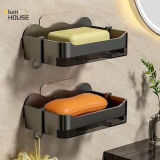 PlumHOUSE Phòng Tắm Xà Phòng Món Ăn Tự Do Treo Tường Stier Xà Phòng Bọt Biển Người Tổ Chức Đĩa Thoát Nước Đôi Có Móc Phụ Kiện VN