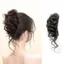 SHUPUN Bun Head Tóc Giả, Kẹp Tóc Lớn Lông Tơ Kẹp Tóc Bun Móng Vuốt Kẹp, Màu Nâu Thanh Lịch Tổng Hợp Xoăn Tóc Phụ Kiện Tóc