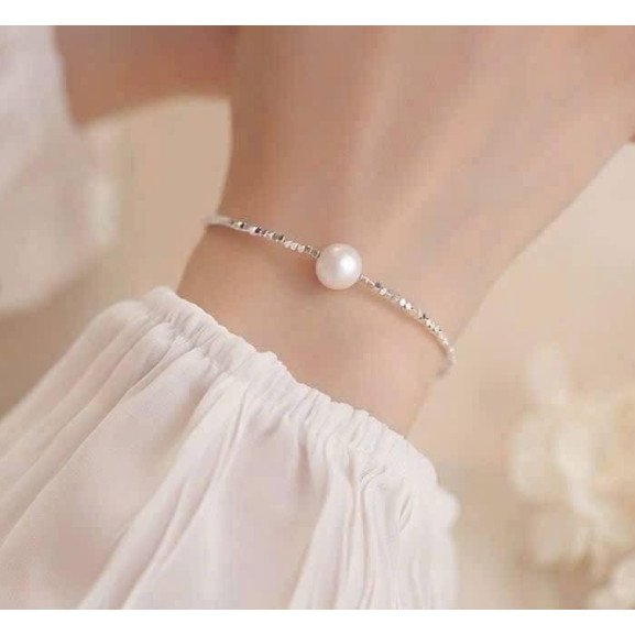 VÒNG TA.Y NG.ỌC TRAI BẠC 925 AGOVSKI M2434091BF