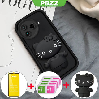 Ốp lưng cho tecno camon 30 pro 5g camon 30S 4g 30 camon 40 pro 4G, ốp điện thoại mềm chống sốc, thiết kế mới, thẩm mỹ, hình mèo gương hoạt hình với giá đỡ và màng mềm JTMKTM01