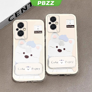 Ốp Lưng Cho OPPO Reno 7Z 5G RENO 7 Z 5G RENO 8Z 5G Vỏ Điện Thoại Vỏ Mềm Silicon Chống Sốc Trong Suốt Thiết Kế Mới Thẩm Mỹ Chó Dễ Thương Có Giá Đỡ Cho Gương TKXGDQZJ01