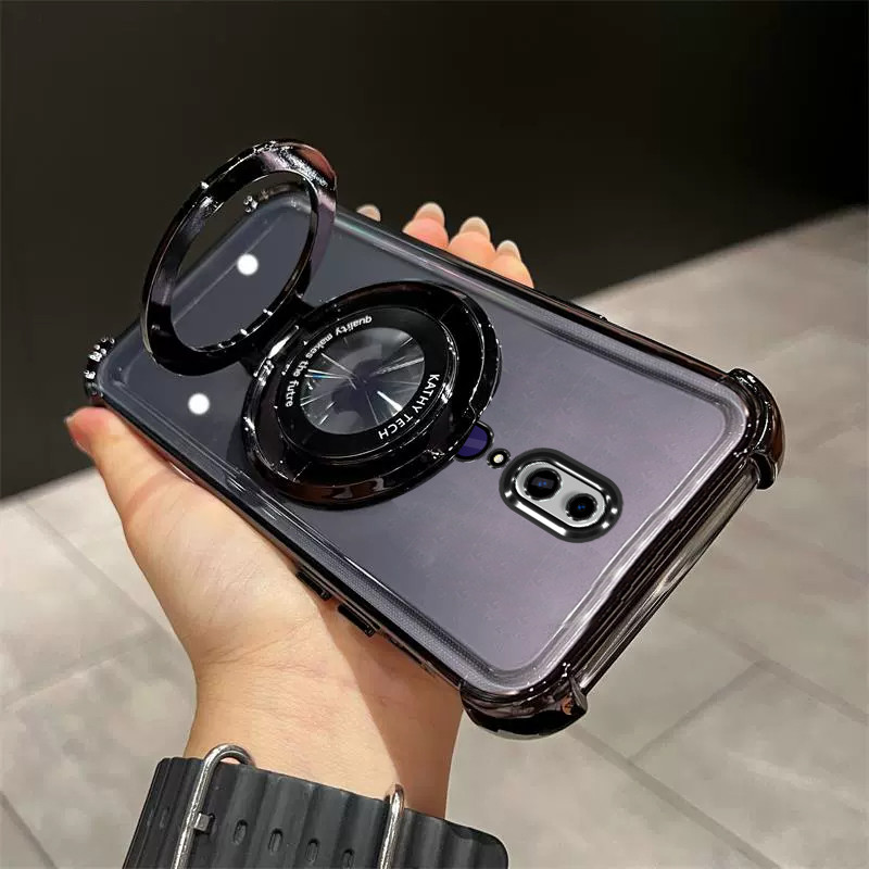Ốp Lưng Cho Oppo F11 tpu Chống Sốc Giá Đỡ Điện Thoại Có Chức Năng Chống Trơn Trượt SJZJ Vỏ Điện Thoại Di Động