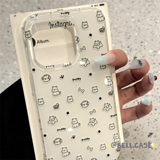 Áp dụng cho IPhone 17 16 15 14 13 12 11 Pro Max XR XS MAX 7 8 PLUS Dòng tai nghe Puppy trường hợp điện thoại