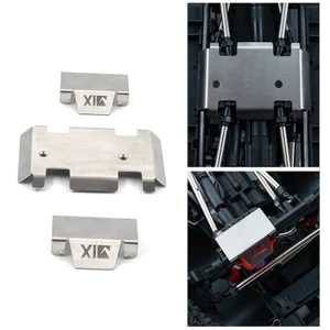 1 Bộ Khung Xe Bằng Thép Không Gỉ Giáp Trục Bảo Vệ Tấm Trượt Cho RGT EX86190 EX 86190 LC76 1 / 10 RC Xe Bánh Xích Xe Nâng Cấp Phần