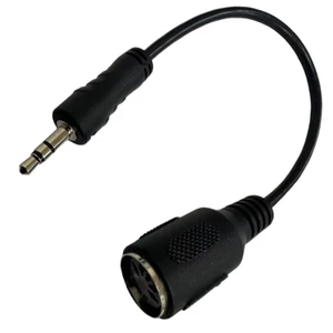 Bộ chuyển đổi cáp đực sang đực DIN 5 chân đến 3 5mm Cáp nối dài âm thanh Đầu nối cáp cho tai nghe Card âm thanh