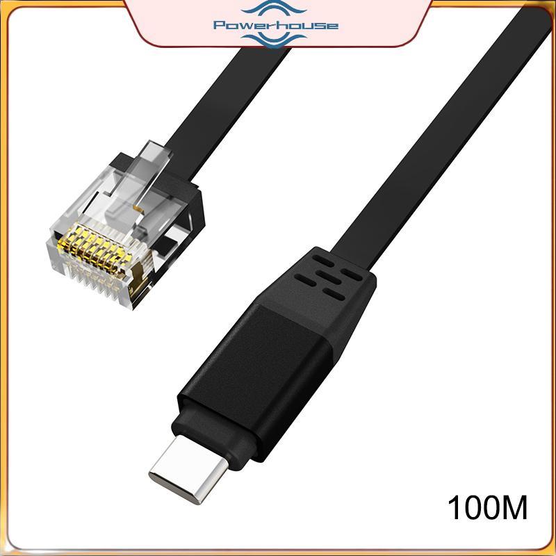 ĐIỆN 1000m Type-C TO RJ45 Cáp kết nối Điện thoại Bộ chuyển đổi mạng có dây cho máy tính xách tay Ipad cho Samsung Huawei Xiaomi.