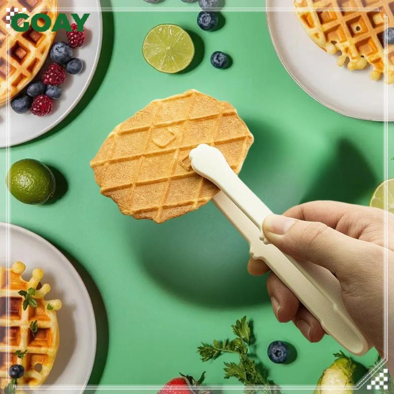 GOAY Sáng Tạo Mèo Nhật Bản Paw Shape Silicone Mini Sna Kẹp Thực Phẩm Chống Trơn Trượt Tay Cầm BBQ Bánh Mì Đá Viên Kẹp Phụ Kiện Nhà Bếp VN