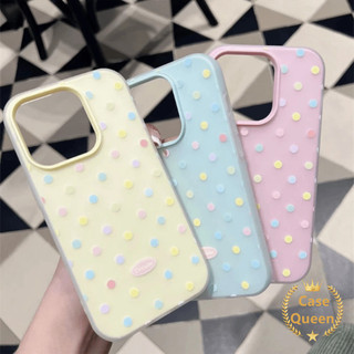 Ốp Lưng Cho Oppo A6 A5 Pro A60 A6X A38 A16 A3s A79 A1K A54 A18 A5X A5i A17 A57 A15 A3X A58 A7 A52 A74 A78 Đầy Màu Sắc Đơn Giản Full Màn Hình Chấm Bi Mới 2 Trong 1 Bìa Mềm