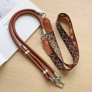 Mountain Series Ngoài Trời Khóa Đôi Điện Thoại Di Động Dây Có Thể Điều Chỉnh Đeo Ngang Đa Năng Vai Lưng Băng Thông Rộng Camera Chống Trộm Dây Cha