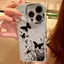Mực bướm áp dụng cho 16 vỏ điện thoại iPhone17 đá lấp lánh sao vỏ 14/13/11Pro