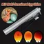 Đèn phát hiện trứng LED EDIWANY, Đèn lạnh có đèn pin Máy kiểm tra nến trứng, Đèn LED bằng thép không gỉ di động cho tất cả các loại trứng chim cút đen Vịt Canary