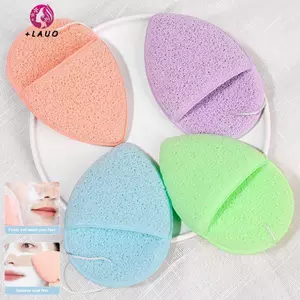 Springevenstar 1 / 5 Miếng Bọt Biển Mặt Làm Sạch Puff Để Rửa Mặt Tẩy Trang Có Thể Tái Sử Dụng Miếng Tẩy Tế Bào Chết Để Làm Sạch Hàng Ngày Dụng Cụ Chăm Sóc Da Springevenstar