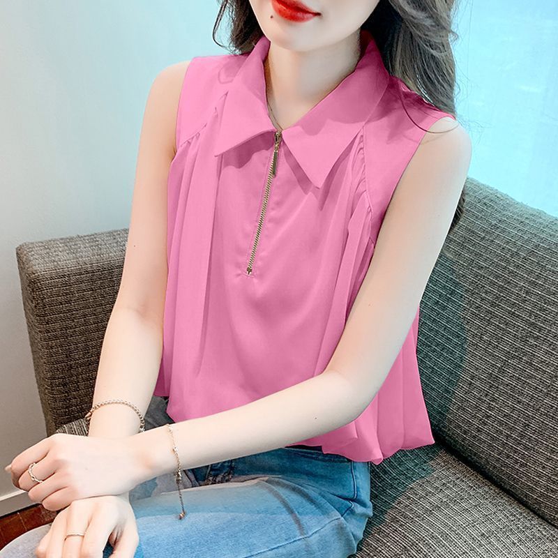Áo sơ mi voan nữ mùa hè, phong cách Pháp, giản dị và thời thượng