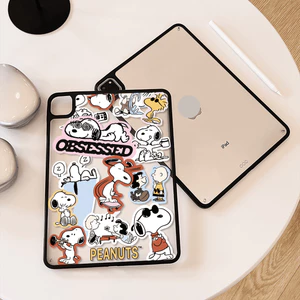 Vỏ Đậu Phộng Acrylic Cứng Cho Mini6 Mini7 A17Pro IPad 5 6 7 8 9 10 11 A16 Air 2 3 4 5 6 Air 11 M2 M3 M4 2026 Pro10.5 Pro11 2018 2020 2021 2022 M4 M5 Pro13 2024 2025