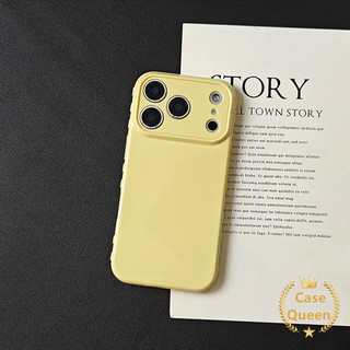 Macaron Solid Cover Tương thích cho IPhone 15 13 14 16 12 17 11 Pro Max Air XR X XS Max 15 16 7 8 14 Plus Vỏ chống rơi ống kính cao cấp mềm