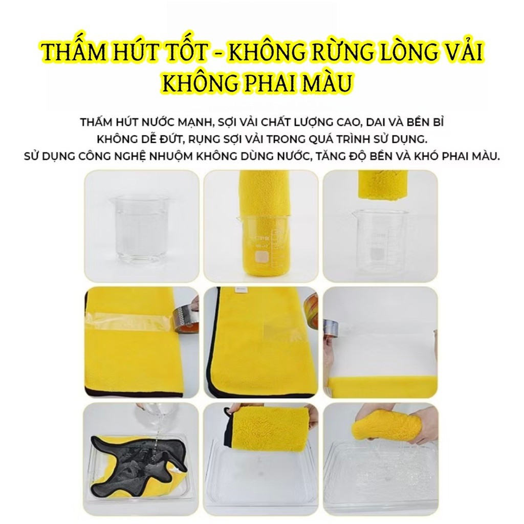 【🔥Bán chạy】Khăn lau đa năng cao cấp: Thấm hút siêu mạnh! Dùng cho ô tô、bếp、kinh, tẩy bẩn sạch sẽ, tiện lợi cực kỳ!