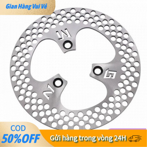 【48h】Đĩa phanh đa lỗ 220mm, tương thích cho nhiều dòng xe điện, thiết kế tối ưu cho quá trình hãm phanh an toàn và êm ái