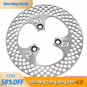 【48h】Đĩa phanh đa lỗ 220mm, tương thích cho nhiều dòng xe điện, thiết kế tối ưu cho quá trình hãm phanh an toàn và êm ái