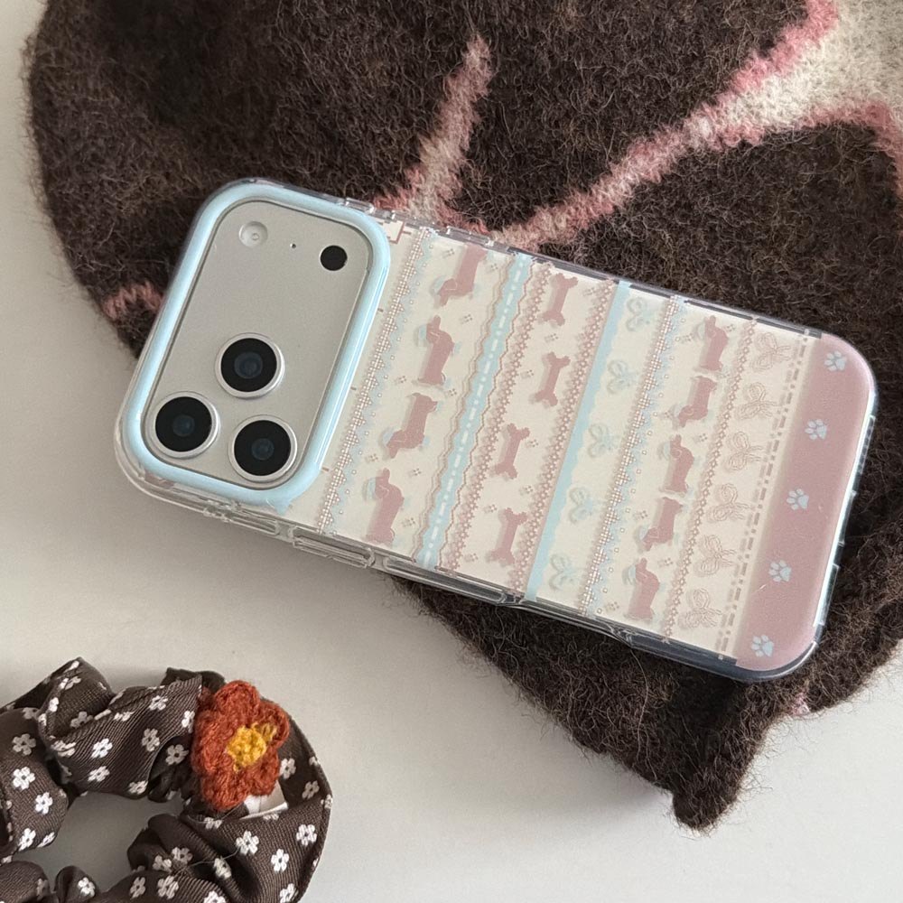 Ốp Lưng Cứng Tương Thích Với iPhone 13 14 14Pro 14ProMax 15 15Pro 15ProMax 16 16Pro 16ProMax 17 17Pro 17ProMax Vỏ Họa Tiết Xúc Xích Chó