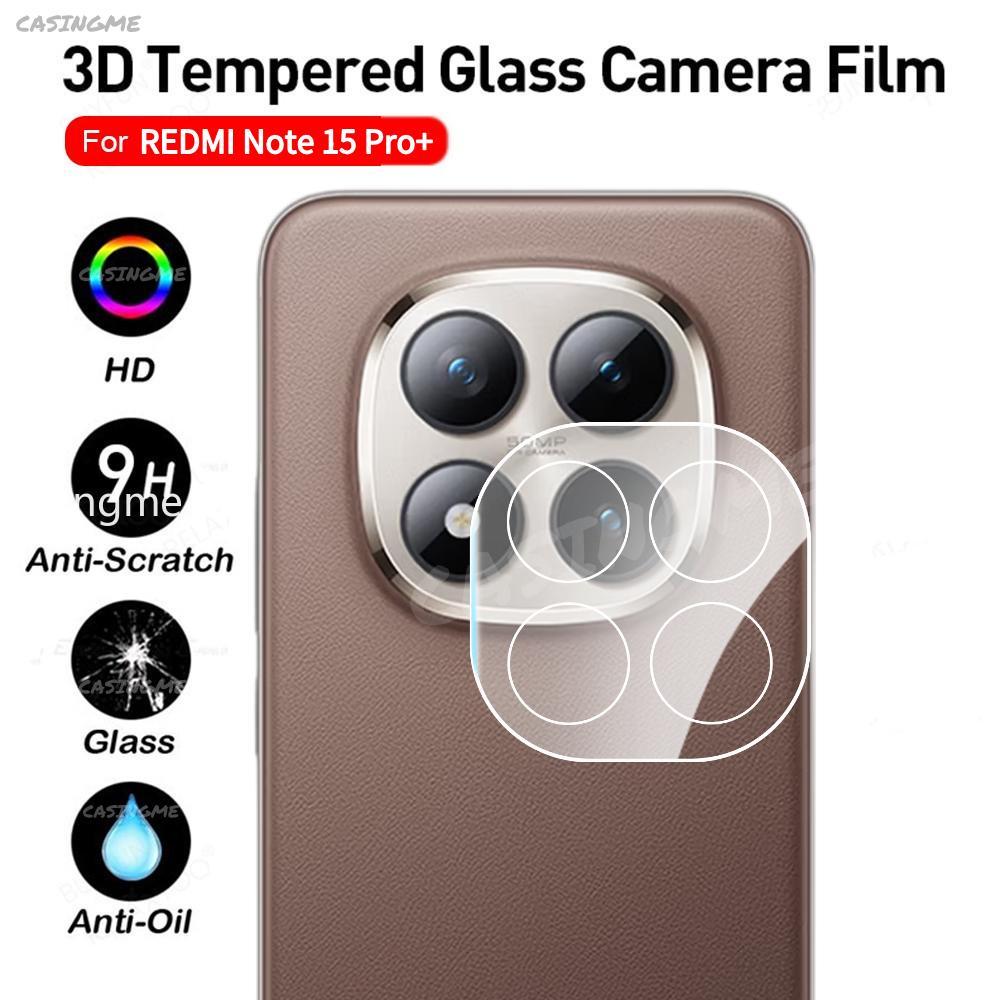 Redmi Note 15 Pro + 5G Series 2026 Bảo vệ ống kính máy ảnh 3D cho Redmi Note15 Note 15 RedmiNote15 15Pro + Pro Plus + 5G 2026 Kính cường lực trong suốt Bảo vệ camera sau