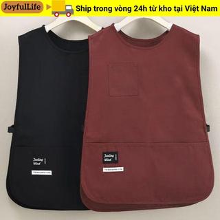 Tạp dề tay JOYFULLIFE, Tạp dề chống bẩn kiểu áo Vest Nylon chống bẩn, Phụ kiện quần áo đồng phục nhà cà phê đa năng thoáng khí chống thấm nước Nhật Bản