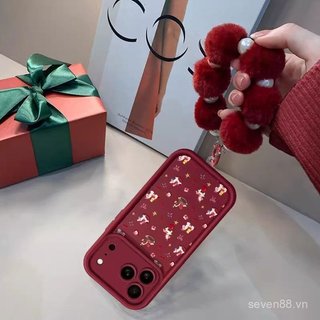 Ốp Điện Thoại Thích Hợp Cho iPhone 7 8 X XS XR XSMAX 11 12 13 14 15 16 17 Pro max Plus Air Festive Pony Chain Vỏ Bảo Vệ Chống Sốc Bao Gồm Tất Cả N1HH