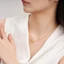 Mới - Đôi Nhẫn & Dây Chuyền Trái Tim Xương Đòn, Phong Cách INS, Perfect Quà Tặng Ngày Lễ Tình Nhân