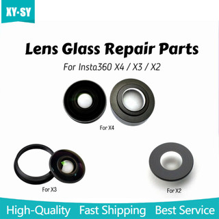 Ống Kính Kính Kính Cho Insta360 X4 X3 X2 360 Ống Kính Thay Thế Bộ Phận Sửa Chữa Vòng Gắn Cho Insta 360 X4 X3 ONE X2 ONE RS Phụ Kiện