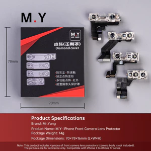 M.Y-JGZ Vỏ Kim Cương Điện Thoại Chống Bụi Trước Cho IPhone X - 17PM Mô Hình Đa Năng Sửa Chữa Điện Thoại Di Động Chống Bụi