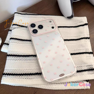 Ốp Lưng Cho IPhone 11 16 17 15 13 14 12 Pro Max 17AIR 15 7 8 Plus X XR Max Bìa Mềm Trong Suốt Hoa Ngọt Ngào