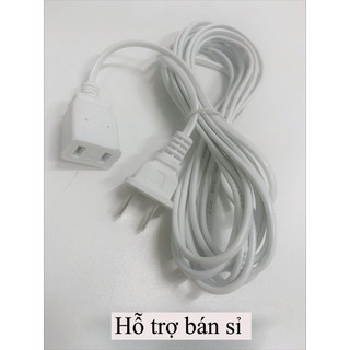 Dây nối dài 5 mét  + phích cắm chân dẹt ( tiêu chuẩn Mỹ )  - Hàng sẵn kho