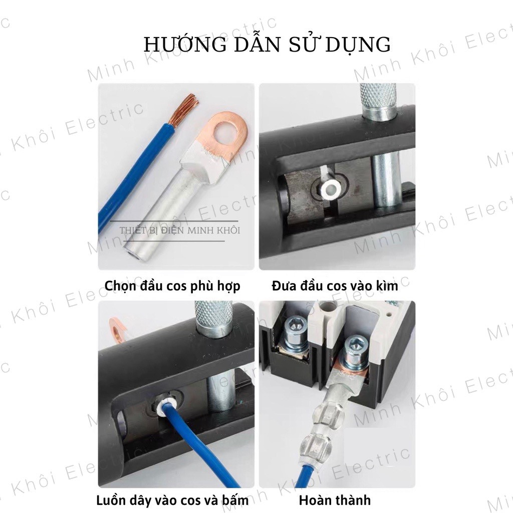 cos đồng nhôm AM loại dày chất lượng cao, đầu cos xử lý đồng nhôm